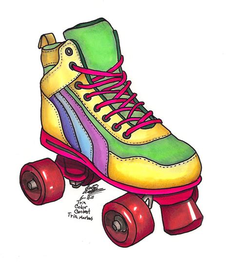 66 hockey skate clip art free. . Roller skate clip art